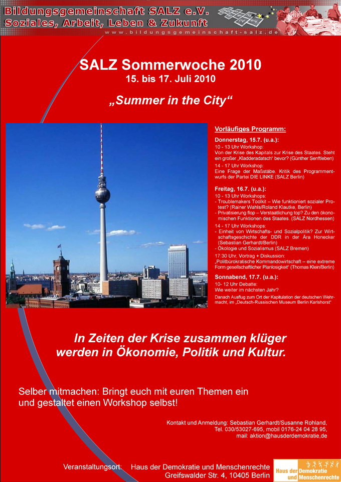 Sommerwoche Berlin